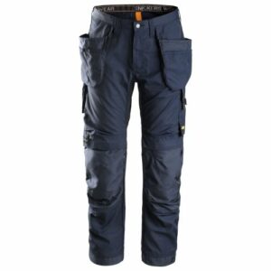 6201 Pantalones largos de trabajo AllroundWork con bolsillos flotantes color azul marino