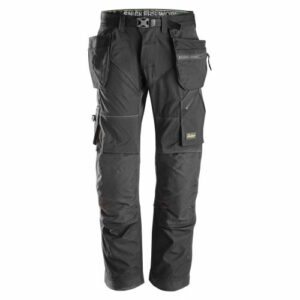 6902 Pantalones largos de trabajo FlexiWork bolsillos flotantes negro