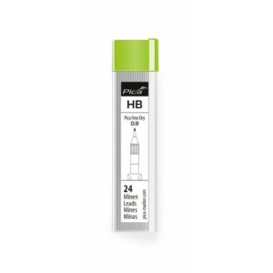 Estuche de 24 minas de grafito 0,9 HB Fine Dry