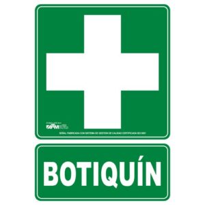 Señal botiquín PVC