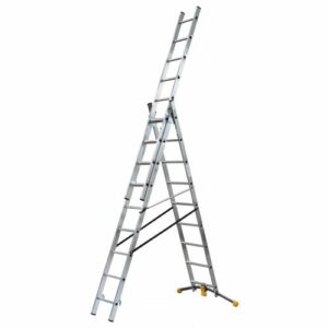 Escalera combinada de 3 tramos con estabilizador curvo HobbyLOT
