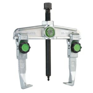 Extractor exterior de 2 patas con regulación rápida con moletas de goma