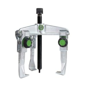 Extractor exterior de 3 patas con regulación rápida con moletas de goma