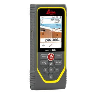 Medidor láser Disto X6 de 250 m con cámara