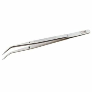Pinzas precisión soldadura acodadas de acero inoxidable