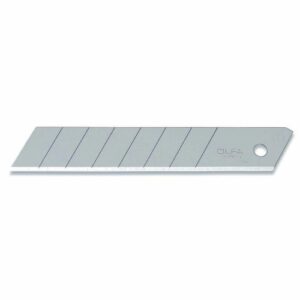 Cuchillas troceables de 18 mm en caja de plástico con clip