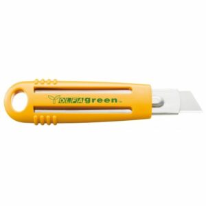Cúter de seguridad de plástico reciclado SK-4/green