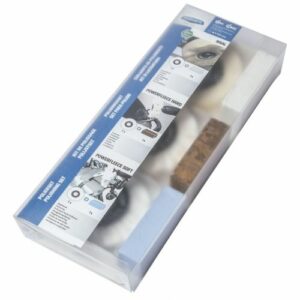 Kit de pulido de 6 ruedas de tela y fieltro con tuerca M14