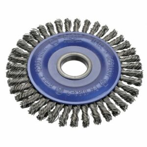 Cepillos circulares alambre trenzado especial soldadura - Agujero 22,2mm