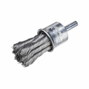 Cepillos pincel alambre trenzado - Vástago 6mm (Amoladora recta altas revoluciones)