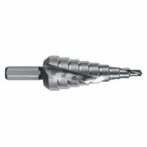 Broca escalonada HSS con mango hexagonal 1/4"