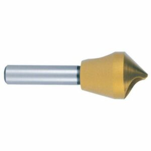Avellanador de cono ranurado y desbarbado 90° HSS-TiN