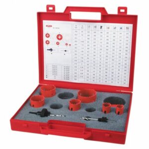 Juego de 8 coronas perforadoras HSS bimetal para fontanería