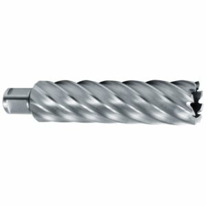 Broca hueca HSS con vástago Weldon (3/4") rectificada CBN profundidad de corte 110,0 mm