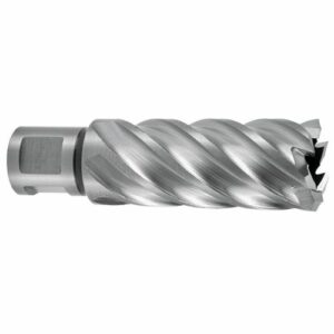 Broca hueca HSSE-Co 5 con vástago Weldon (3/4") rectificada CBN profundidad de corte 55 mm