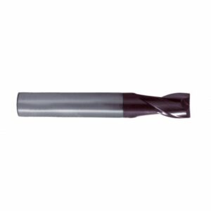 Fresa frontal universal metal duro tipo N DIN 6527 K con 2 labios de corte