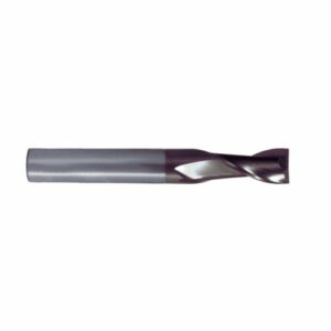 Fresa frontal de metal duro integral tipo N TiAIN DIN 6527 L / 6528 con 2 labios de corte