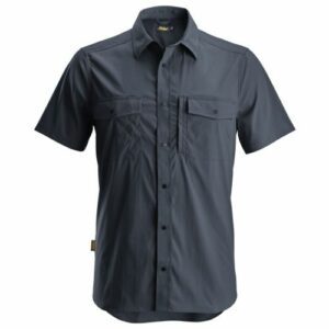 8520 Camisa de manga corta absorbente LiteWork azul marino