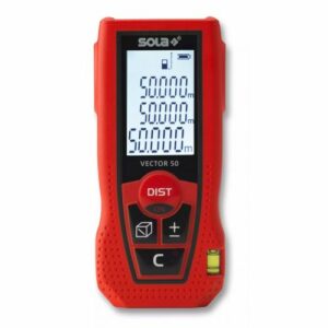 Medidor láser con alcance hasta 50 m. VECTOR