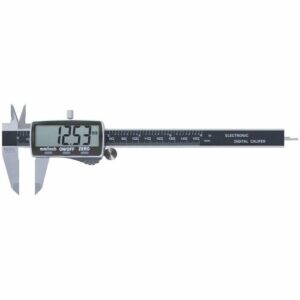 Calibre pie de rey digital DIN 862 con pantalla LCD extra grande