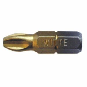 Punta Pozidriv (PZ) STANDARD TIN guía 1/4" corta