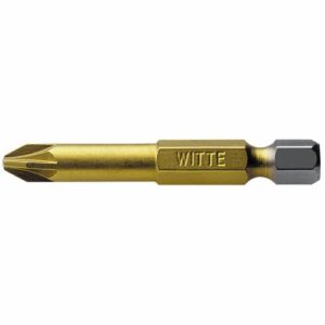 Punta Pozidriv (PZ) STANDARD TIN guía 1/4" larga