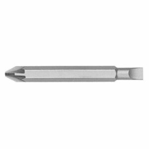 Punta reversible Plana / Pozidriv guía 1/4"