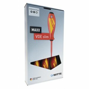 Juego de destornilladores aislados con varilla reducida MAXX VDE Slim