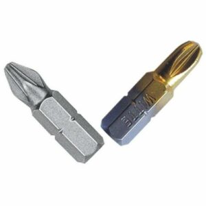 Puntas Pozidriv de 25 mm en blister perforado
