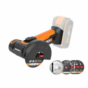 Worx WX801.9 - Mini Amoladora "Chopper" 20V (S/bat)