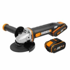 Worx WX803 - Amoladora 125mm 20V 2.0Ah+4.0Ah (2 bat)